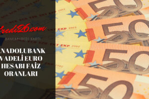 Anadolubank Vadeli Euro Hesabı Faiz Oranları, zap hesap – Anadolubank