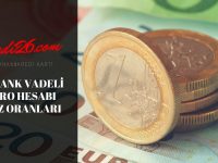 Akbank Vadeli Euro Hesabı Faiz Oranları, AKBANK Mevduatlar, Faiz Oranı, Getiri -EUR