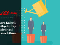 Ankara Kalecik Büyükşehir İlçe Belediyesi Personel Alımı, Başvuru Şartları