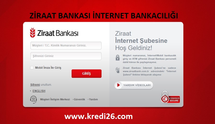 Ziraat İnternet Bankacılığı (Giriş, Açma, İşlemler)