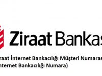 Ziraat İnternet Bankacılığı Müşteri Numarası (İnternet Bankacılığı Numara)