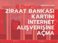 Ziraat Bankası Kartını İnternet Alışverişine Açma