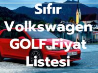 Sıfır Volkswagen GOLF 2022 – 2023 Fiyat Listesi |  Volkswagen Golf Fiyat Listesi